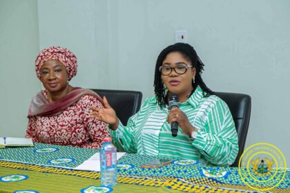 Gender Minister, Dr. Naa Momo Lartey.