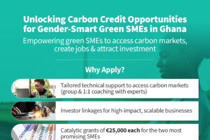 ShEquity Launches Submissions Call for First Gender-Smart Climate TA Facility Targeting Ghanaian SMEs in Climate-related Sectors