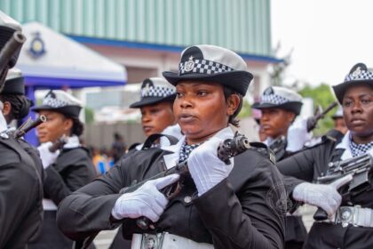 All female Police Contingent wows Asantehene during historic visit to IGP Tetteh Yohuno