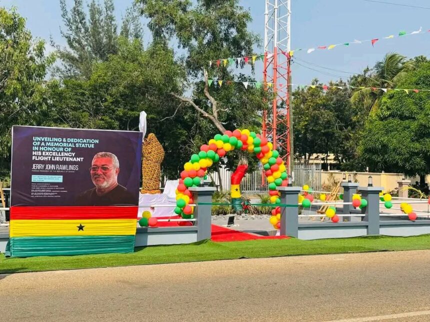 Keta Parks and Gardens to host statue of Ghana's Former President JJ Rawlings.