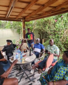 P.K Amoabeng and family moments.