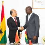 Ambassador Tong Defa bids farewell to Finance Minister Ato Forson