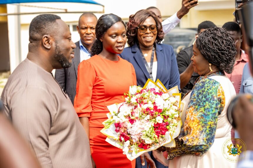 Vice President Naana Jane pays working visit to Ministry of Youth Development and Empowerment