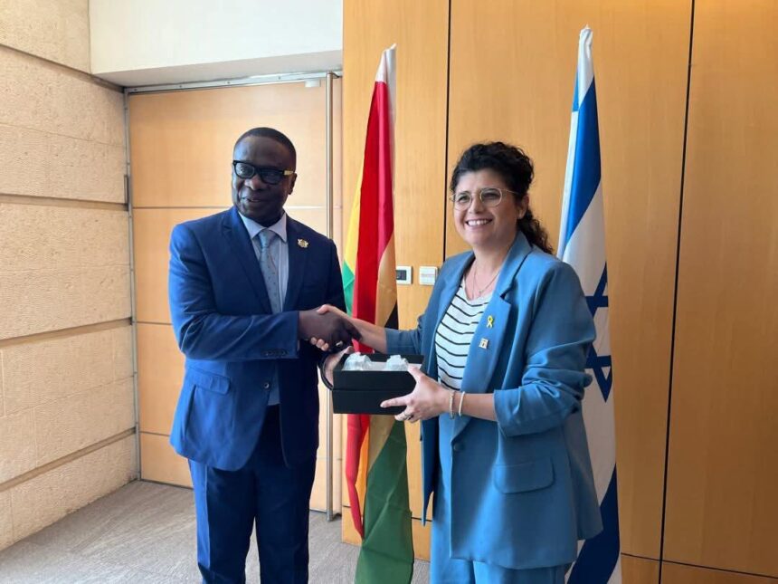 James Gyakye Qyayson-Deputy Minister, Foreign Affairs leads Ghana delegation to 3rd Ghana-Israel Political dialogue.