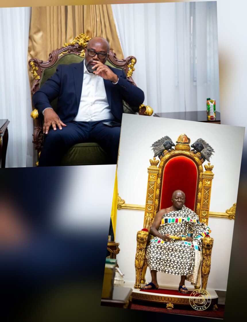 McDan meets Monarch of the Asante Kingdom, His Majesty Otumfuo Osei Tutu II