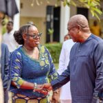 President Mahama meets VC of UG Prof. Nana Aba Appiah Amfo.