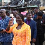 Minister for Trade, Agribusiness and Industry, Elizabeth Ofosu-Adjare at Abosseyokai