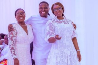 Obuobia Darko-Opoku(left) and friends at the 5th Anniversary of the IGNITE Youth Empowerment Initiative.