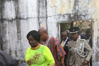 Vice President Prof. Jane Naana Opoku Agyemang leading delegation in Guinea