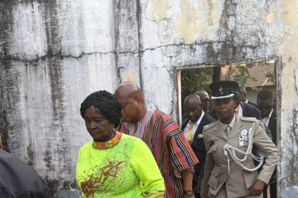 Vice President Prof. Jane Naana Opoku Agyemang leading delegation in Guinea