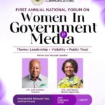 Presidency holds Women in Government and Media Conference
