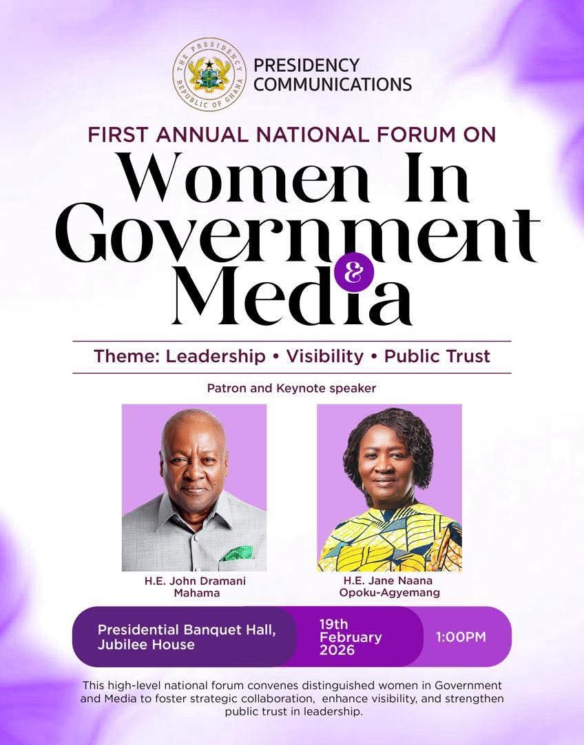Presidency holds Women in Government and Media Conference