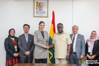 Council of Palm Oil Producing Countries (CPOPC) led by its Secretary-General, Madam Izzana Salleh paid a courtesy call on the Deputy Minister for Foreign Affairs, Honourable James Gyakye Quayson (MP). 