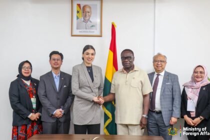 Council of Palm Oil Producing Countries (CPOPC) led by its Secretary-General, Madam Izzana Salleh paid a courtesy call on the Deputy Minister for Foreign Affairs, Honourable James Gyakye Quayson (MP). 