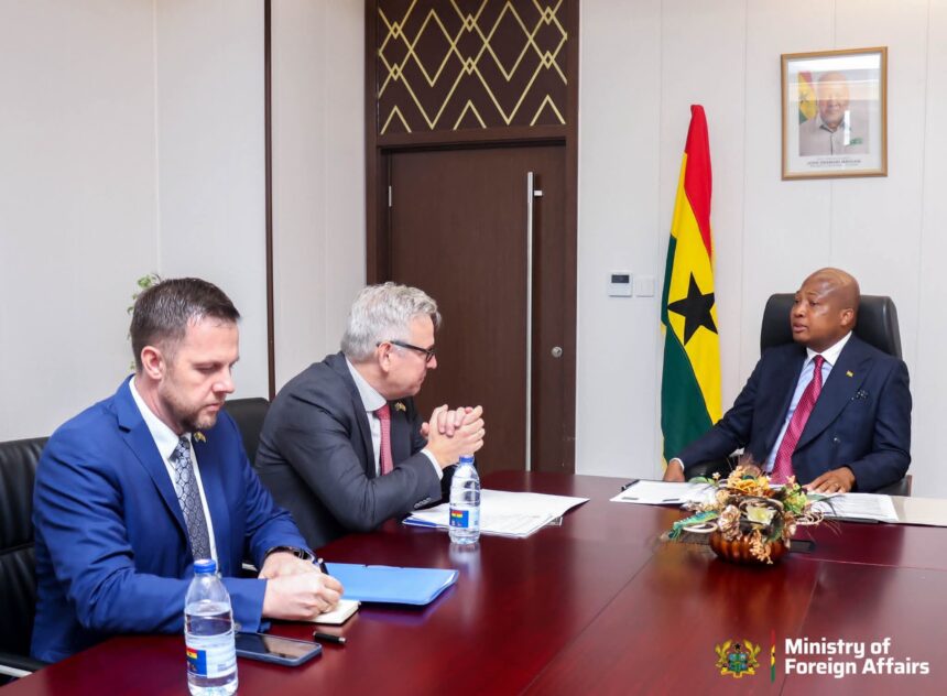 Ghana meets with EU Ambassador on peace and security.