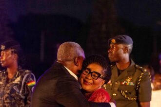 President Mahama and Mrs. Lordina Mahama in Christmas cheer