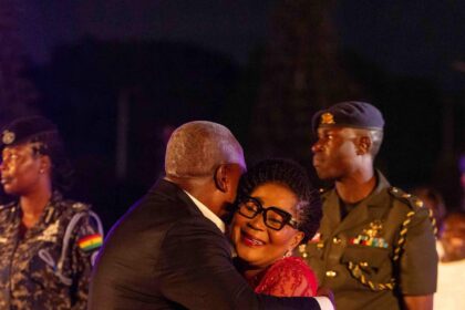 President Mahama and Mrs. Lordina Mahama in Christmas cheer
