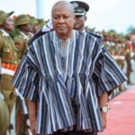 President John Mahama during a visit to Zambia