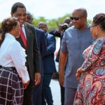 President Mahama and First Lady Lordina departs Zambia after State Visit.