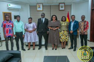 Unemployed Graduates engage with Gender Minister in Accra