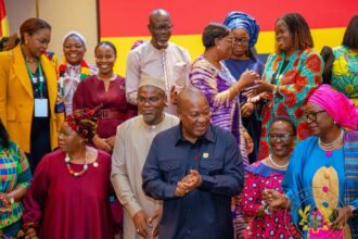 President Mahama and team at AU Summit