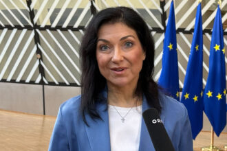 Katherina Reiche, German Minister for Economic Affairs and Energy, attends a meeting of the European ministers responsible for competitiveness. Photo: Ann-Kristin Wenzel/dpa