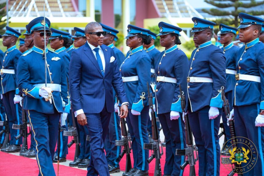 Prime Minister of St. Kitts and Nevis, Terrance Michael Drew in Accra.