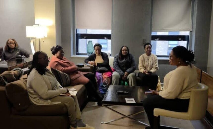 Ghana's delegation to 70th Session on Commission on Status of Women briefing.