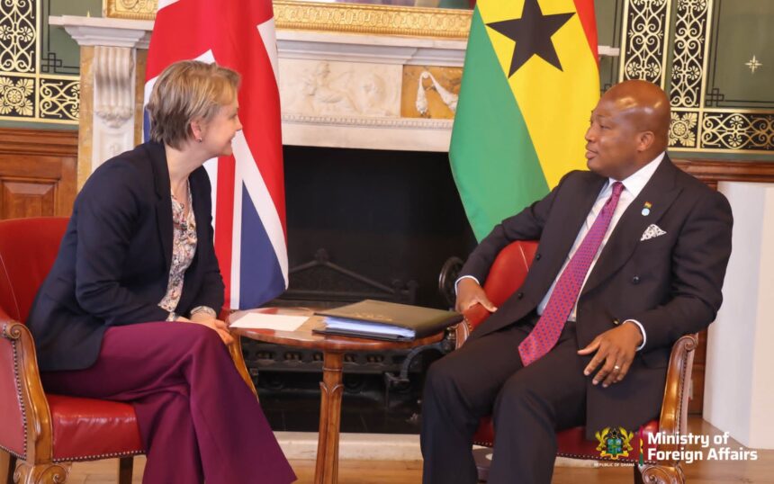 Samuel Okudzeto Ablakwa has been hosted by The Rt Hon Yvette Cooper (MP), Secretary of State for Foreign, Commonwealth and Development Affairs of the United Kingdom. 