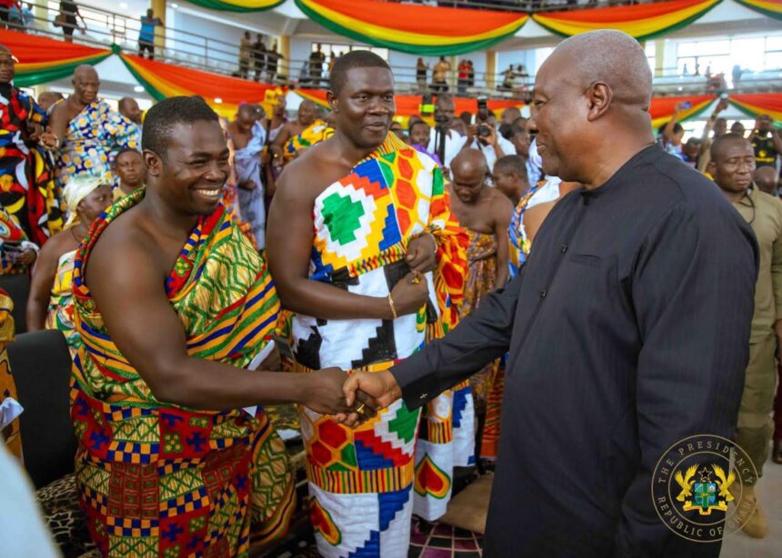 John Mahama in Bono Region