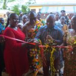Member of Parliament for Abura Asebu Kwamankese Constituency, Felix Kwakye Fosu commissioning the project