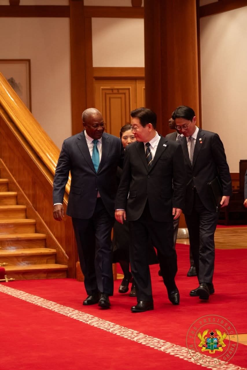 President Mahama holds bilateral talks with Korea's Lee Jae Myung