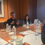 Ambassador Kojo Choi in South Korea- During President Mahama's visit.