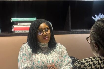 Ghana's Minister for Gender, Children and Social Protection, Dr. Agnes Naa Momo Lartey, meets Dr. Magda Robalo, Interim Executive Director of Women in Global Health (WGH), on sidelines of 70th Session of the United Nations Commission on the Status of Women (CSW70) in New York.