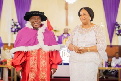 Former President Nana Akufo Addo and Wife Rebecca.