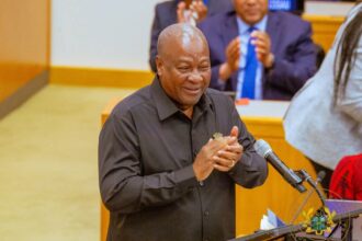 President John Mahama speaking at UN on Reparations.