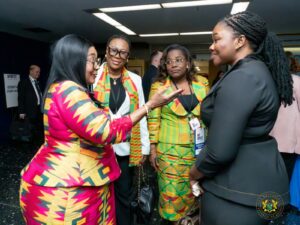 Mrs. Lordina Mahama at Mrs. Trump Summit in New York.