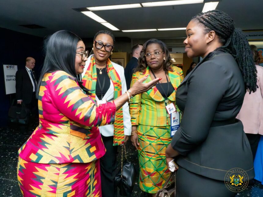 Mrs. Lordina Mahama at Mrs. Trump Summit in New York.