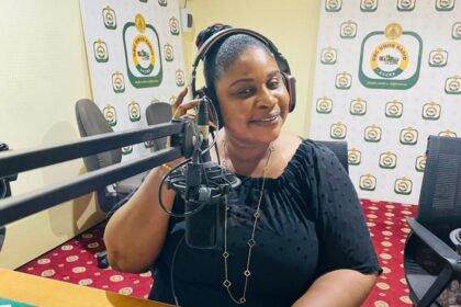 Rebecca Ekpe-Editor in Chief at Ghana Broadcasting Corporation (GBC) Radio Studios in Accra-(2025)
