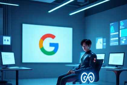 AI generated Image of Google & Meta