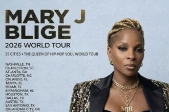 American Female Pop Star Mary J Blige