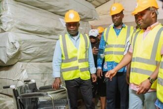 President Mahama, Health Minister, Akandor inspect delivery of medical supplies ahead of Government's Free Primary Health Care Program.