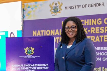 Gender Minister , Dr. Agnes Naa Momo Lartey