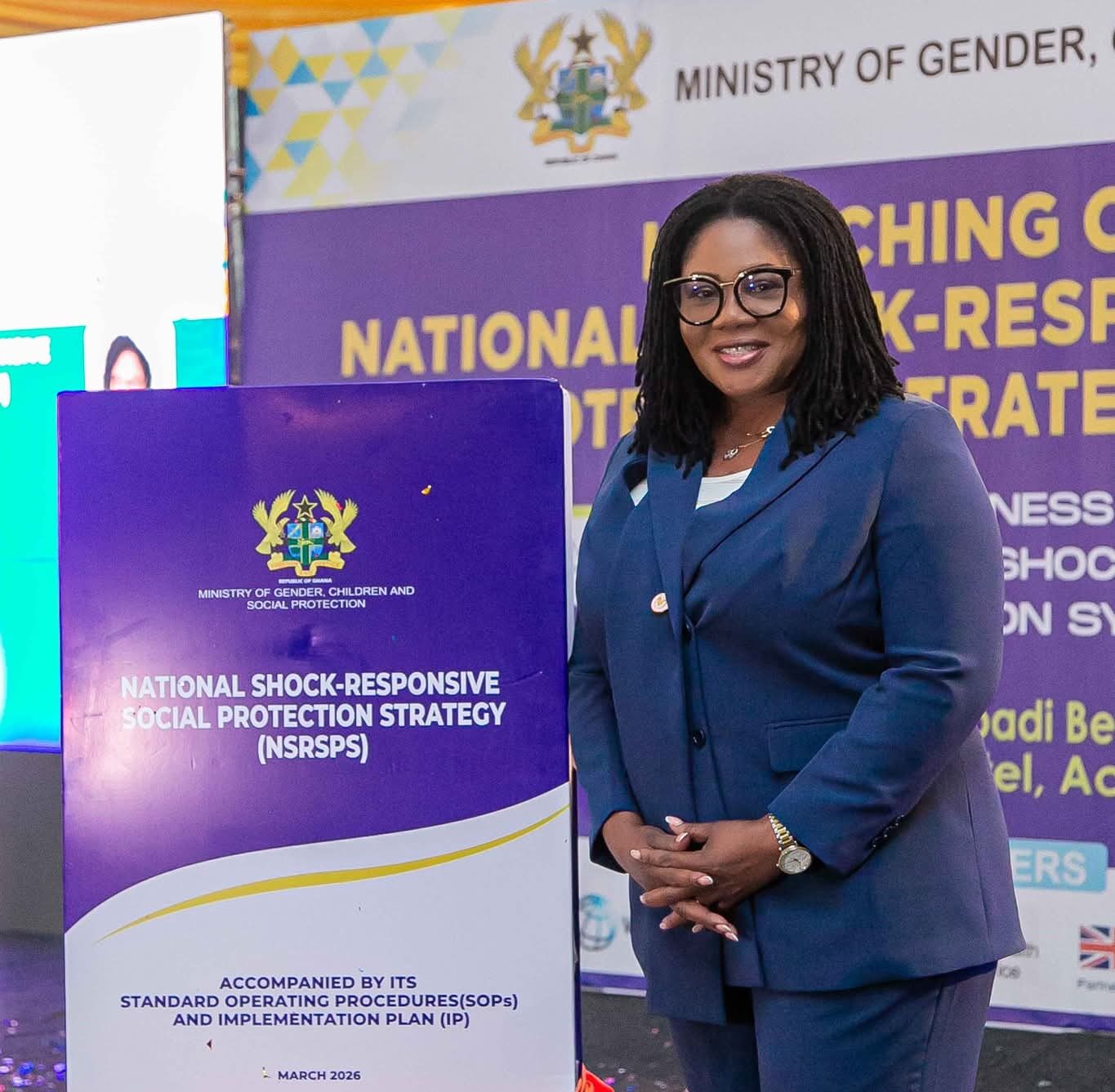 Gender Minister , Dr. Agnes Naa Momo Lartey