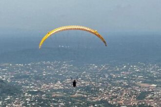 Kwahu Range in the Eastern Region of Ghana for Paragliding.