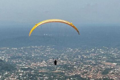 Kwahu Range in the Eastern Region of Ghana for Paragliding.