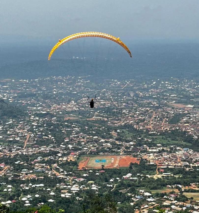 Kwahu Range in the Eastern Region of Ghana for Paragliding.