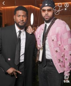 Usher Raymond and Chris Brown