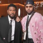 Usher Raymond and Chris Brown