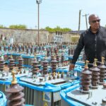 President Mahama inspects new transformers in Tamale